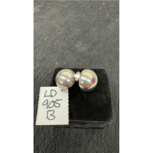 925S Vintage Clip On Earrings, Total Weight 13 Grams