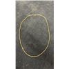 Image 2 : 10K Box Chain Necklace, Total Weight 17 Grams, Approx. 11” Long