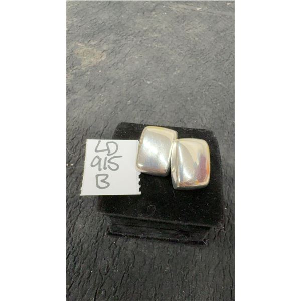 925S Vintage Clip On Earrings, Total Weight 18 Grams