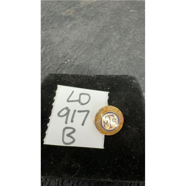 14K Birks Past President Pin, Total Weight 5 Grams