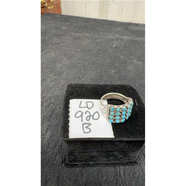 Sterling Silver Ring, Total Weight 6 Grams
