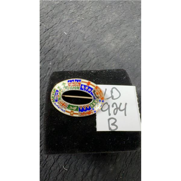 Sterling Silver P.E.I Pin Total Weight 5 Grams