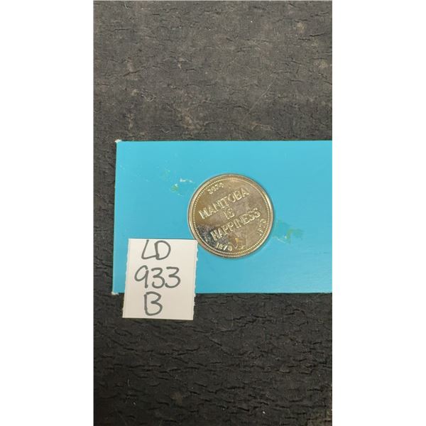 1970 “Manitoba Is Happiness” Souvenir Coin
