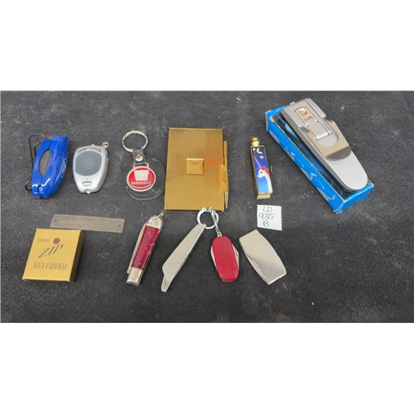 Cross Zip Key Finder, Honda Keychain, Pocket Knives, Book Light