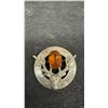 Image 2 : Silver With Amber Gemstone Brooch Total Weight 12 Grams