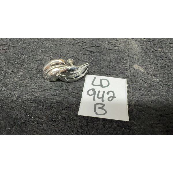 925S Leaf Earrings, Total Weight 2 Grams