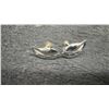 Image 2 : 925S Leaf Earrings, Total Weight 2 Grams
