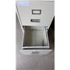 Image 3 : Commander Two-Drawer Metal Filing Cabinet, Beige