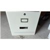 Image 5 : Commander Two-Drawer Metal Filing Cabinet, Beige