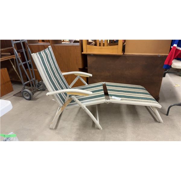 Folding Aluminum Chaise Lounge
