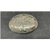 Image 4 : Forstner Sterling Silver Engraved Floral and Scroll Brooch and Dome Buttons Clip on Earrings