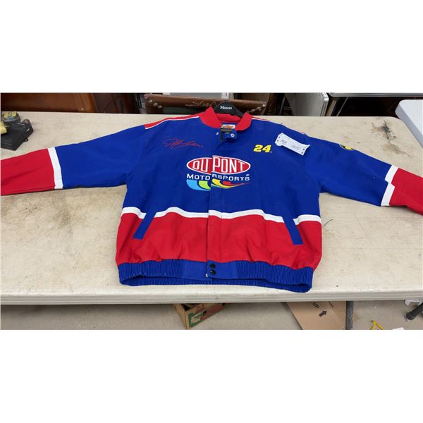 Winner's Circle Jeff Gordon #24 DuPont Motorsports NASCAR Embroidered Racing Jacket, Size Large