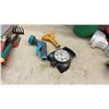 Image 3 : Assortment of Garden Tools Including Hedge Shears, Hand Rake, Cultivator, Pruners