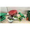 Image 6 : Assortment of Garden Tools Including Hedge Shears, Hand Rake, Cultivator, Pruners
