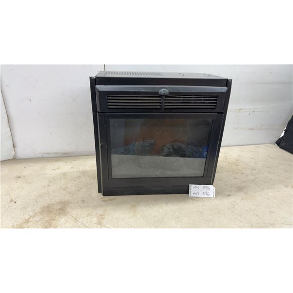 Boston Innovative Electric Fireplace Insert Heater, 120V, 1500W
