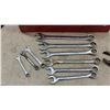 Image 4 : Metal Toolbox With Wrenches, Screwdrivers, Nut Drivers, Pliers, Drill Bits, Snips