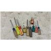 Image 9 : Metal Toolbox With Wrenches, Screwdrivers, Nut Drivers, Pliers, Drill Bits, Snips