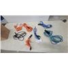 Image 1 : Assorted Power Strips, Extension Cords, and Ethernet Cables