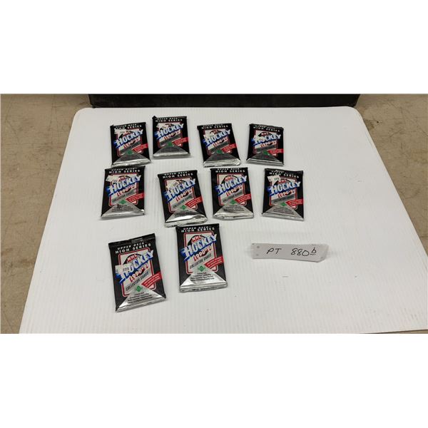 1990-91 Upper Deck NHL Hockey High Series Collector Cards (10)