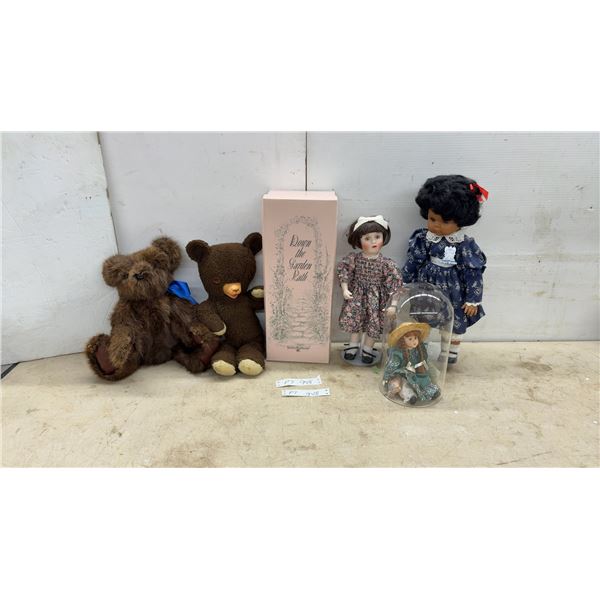 Ashton Drake Collectable Doll, Anne of Green Gables Treasury Edition 9” Porcelain Doll in Dome