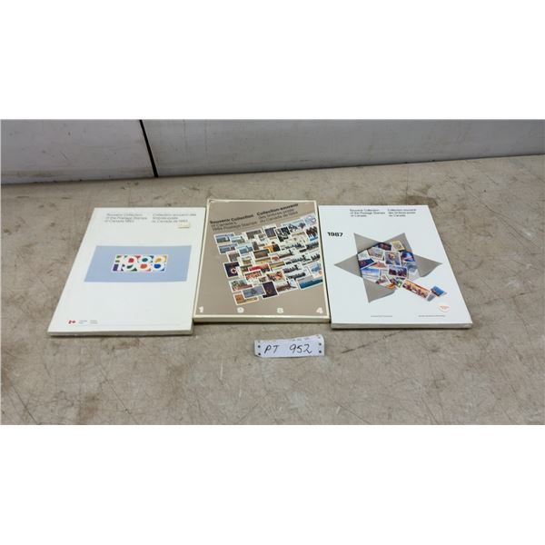 Canada Post Souvenir Collection of Postage Stamps 1983, 1984, and 1987, Sealed