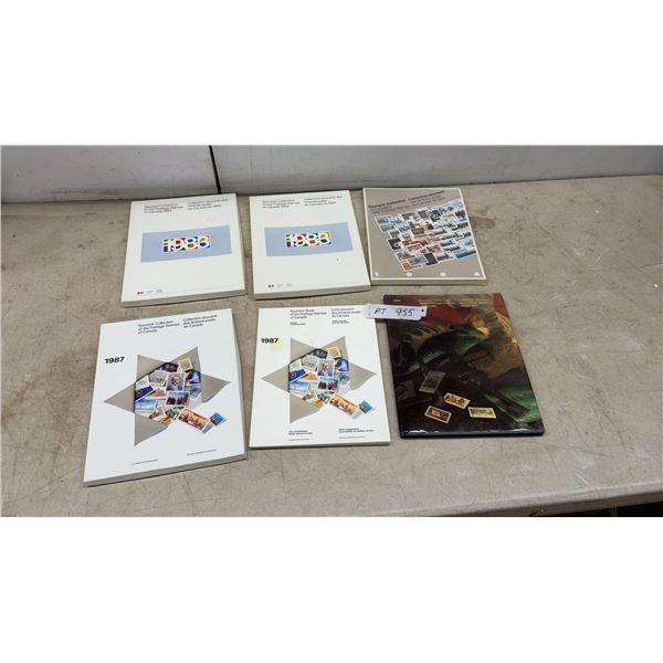 Canada Post Souvenir Collections of Postage Stamps, 1983, 1984, 1987, and 1990 Editions