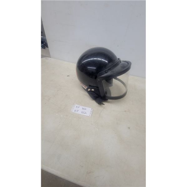 Ranger Snow mobile Helmet with Visor and Chin Strap snorkel
