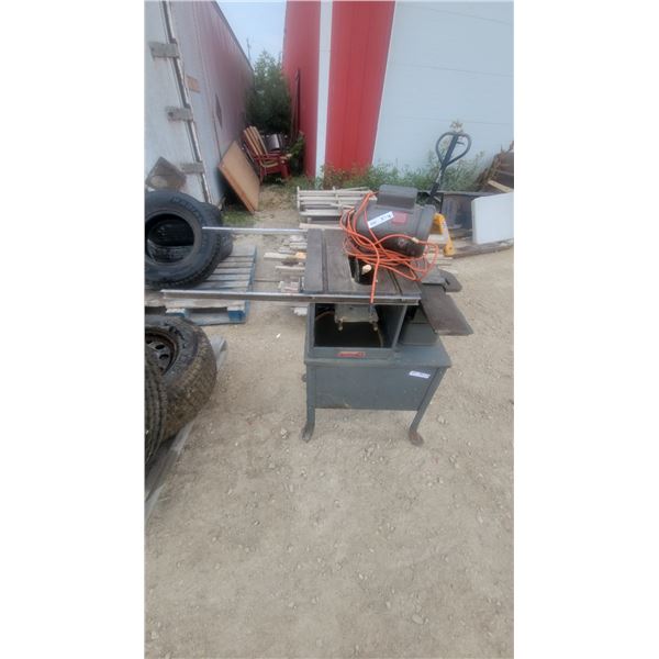 Baldor Industrial Motor and Delta table Arm Saw, 1.5 HP, 1725 RPM, 1 Ph, 60 Hz