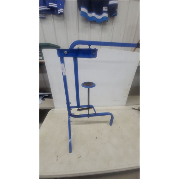 Blue Bottle Capper and Stand