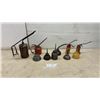 Image 1 : Assortment of 9 Vintage Oilers Including Golden Rod Dutton-Lainson Pump Oiler, Wesco