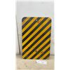 Image 1 : Enbridge Pipelines (Athabasca) Inc. Double-Sided "Warning High Pressure Oil Pipeline" Metal Sign
