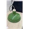 Image 2 : Vintage Porcelain Pendant Light, 16” Diameter