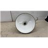 Image 3 : Vintage Porcelain Pendant Light, 16” Diameter
