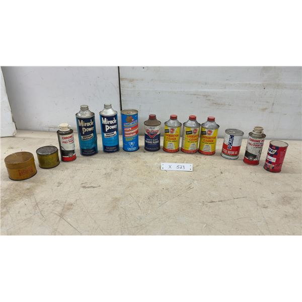 Miracle Power, Trans-Medic, Wagner Brake Fluid, Whiz Carburetor Cleaner, OMC Oil with Product
