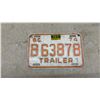 Image 10 : Vintage Manitoba and British Columbia Trailer, Tractor License Plates, 1952, 64, 71, 74 and 1976