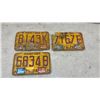 Image 6 : Vintage Manitoba and British Columbia Trailer, Tractor License Plates, 1952, 64, 71, 74 and 1976