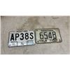 Image 8 : Vintage Manitoba and British Columbia Trailer, Tractor License Plates, 1952, 64, 71, 74 and 1976