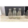 Image 3 : Collection of Ten Vintage Embossed Glass Dairy Milk Bottles, Sealtest, Detroit Creamery