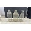 Image 5 : Collection of Ten Vintage Embossed Glass Dairy Milk Bottles, Sealtest, Detroit Creamery