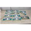 Image 1 : Friendly Manitoba License Plates, 1997-2012 Prairie Design, 11 Pieces