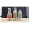 Image 2 : Six Vintage Glass Milk Bottles, Benware Creamery, Silverwood's, Purity Dairy, Vermont Country