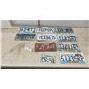 Image 1 : Assorted USA License Plates: 3 Minnesota, 2 California, 6 Washington, and 1 Oregon