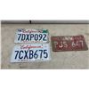 Image 6 : Assorted USA License Plates: 3 Minnesota, 2 California, 6 Washington, and 1 Oregon