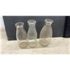 Image 3 : Antique Embossed Clear Glass Milk and Cream Bottles Including F.D. Honor, Knox, Pullar Bros.
