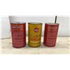 Image 3 : Kendall Motor Oil, Polar Antigel, Allstate Motor Oil and Maple Leaf Anti-Freeze Quart Cans, With