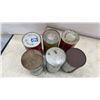 Image 6 : Kendall Motor Oil, Polar Antigel, Allstate Motor Oil and Maple Leaf Anti-Freeze Quart Cans, With