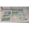 Image 1 : 11 License Plates, British Columbia, Ontario, and Saskatchewan