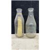 Image 5 : Vintage Glass Milk Bottles Including, Royal Oak, Wilson's, Wildwood, Hewitt's DairyCream Top