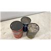 Image 7 : Six Quaker State, Esso Mineralube, Gulf, and Essolube XD-3 Vintage Motor Oil 1 and 1.14 Litre