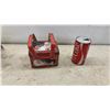 Image 10 : Coca-Cola Collectibles: Cardboard Advertising Sign 12 × 20” Trays, Tins, Santa Lunchboxes, New
